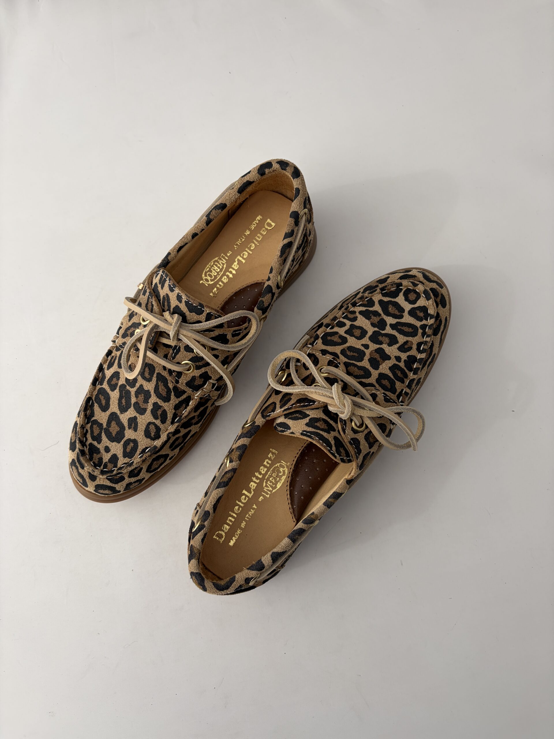 Barca Leopardate Stringate