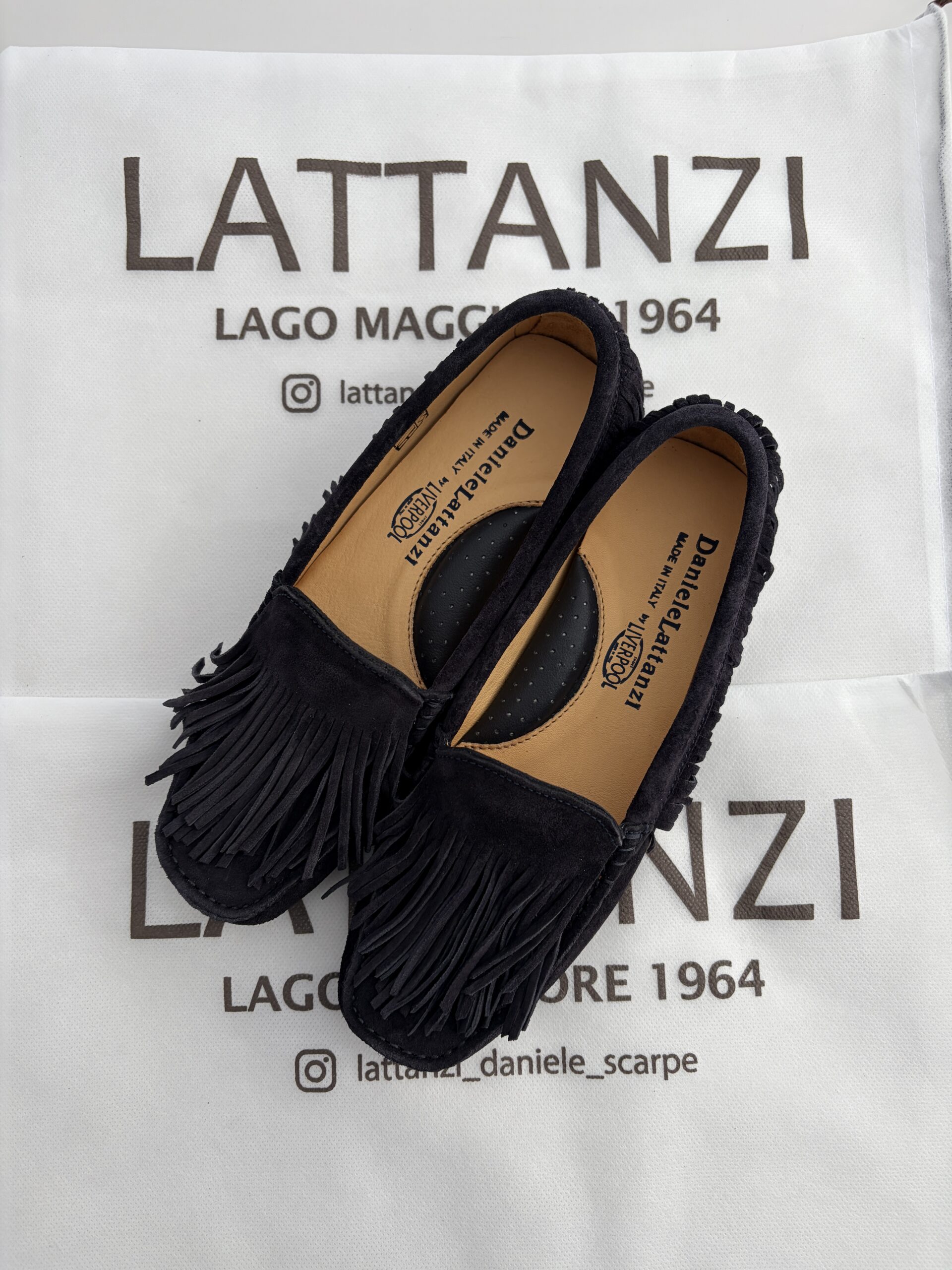 Mocassini Frangia Blue