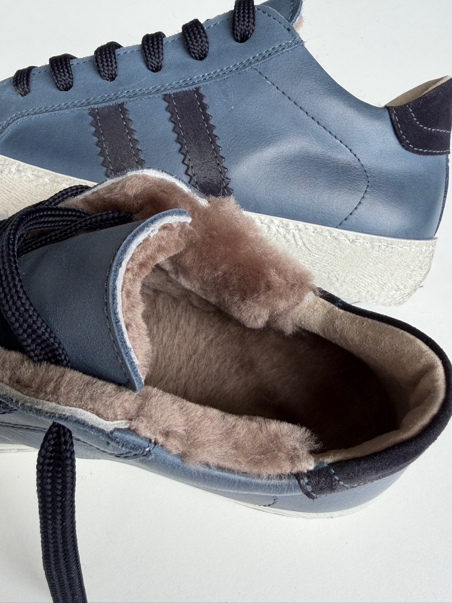 Sneaker Fodera Agnello Denim - immagine 2