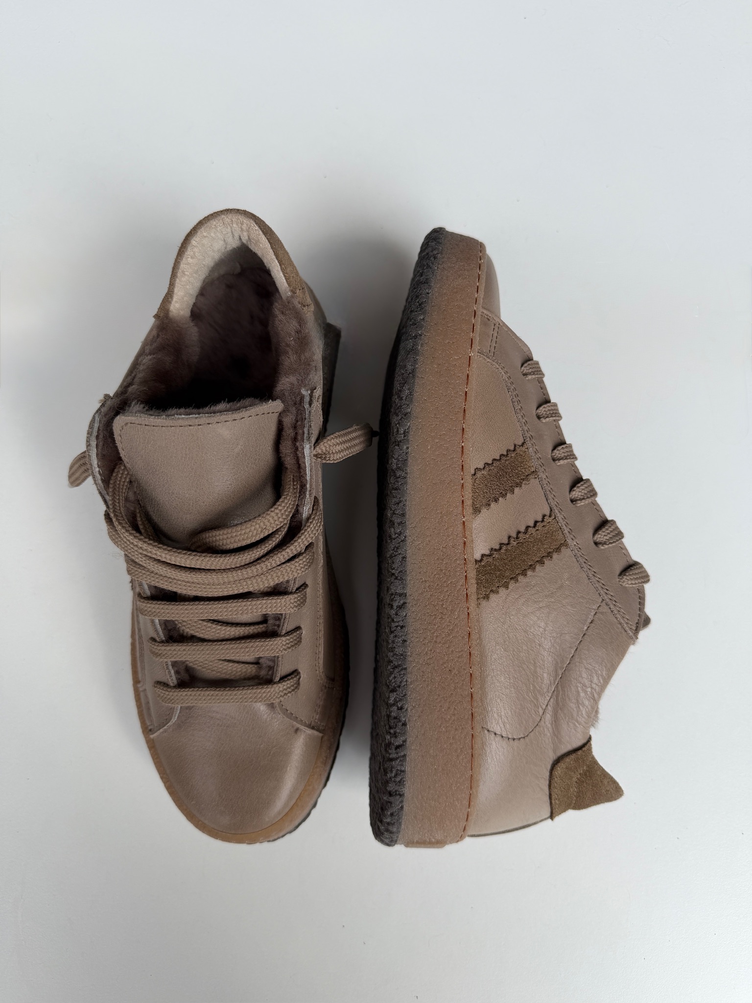 Sneaker Fodera Agnello Fango